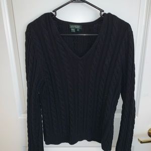 RL cable knit sweater